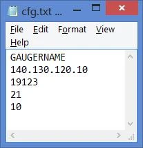 Configuration File for vector generator Configuration File for vector generator